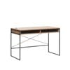 Modern Furniture RIVOLI Study Desk 120cm - Natural Oak & Black