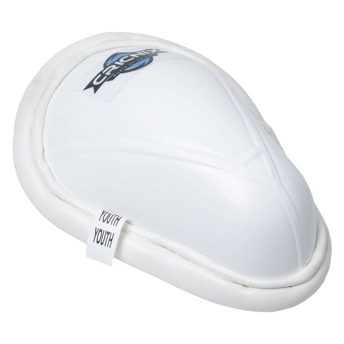 Cricnix Cricket Abdominal Guards Classic White Cup Padded Protectors - Youth