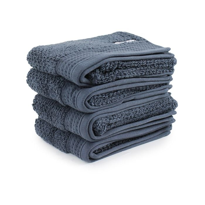 4pc Onkaparinga 45x65cm Avalon Hand Towel 550GSM Midnight