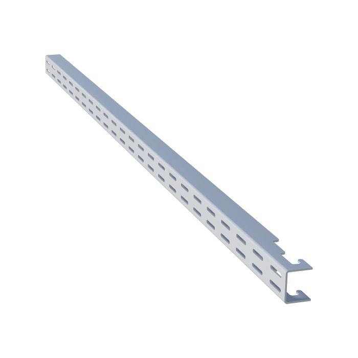 Flexi Storage Home Solutions 762mm White Double Slot Wall Strip - 762mm White