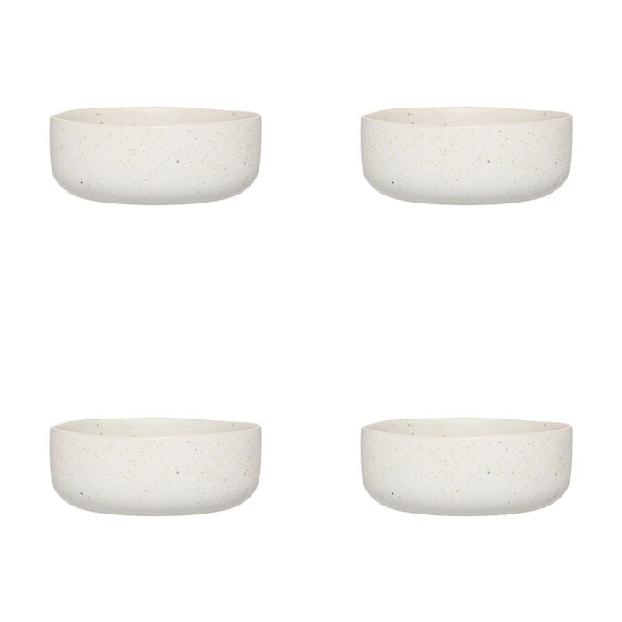 4PK Ecology Ceramic Domus Soup/Cereal Bowl 16.5cm Ecru