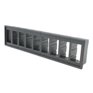 Switch Boss 9 Gang Black Poly Rocker Switch Housing Panel