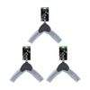 3x Paws And Claws Faux Fur Leather Pet Dog Harness Large 30-42cm Assorted