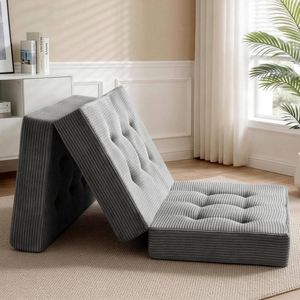 Giselle Single Folding Mattress 15cm Foldable Foam Portable Guest Sofa Bed Camping Mat