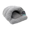 Paws And Claws Sherpa Igloo Pet Dog Cat Bed Soft Warm Comfort 58x44cm