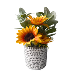 UN-REAL 28cm Sunflower Artificial Plant