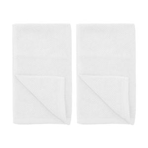 2PK Bambury Angove 950gsm Soft Absorbent Cotton Bath Mat 50x80cm White