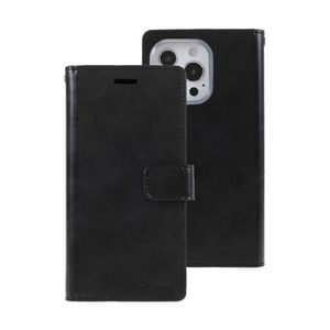 Goospery Mansoor Diary for iPhone 15 Pro Max - Black