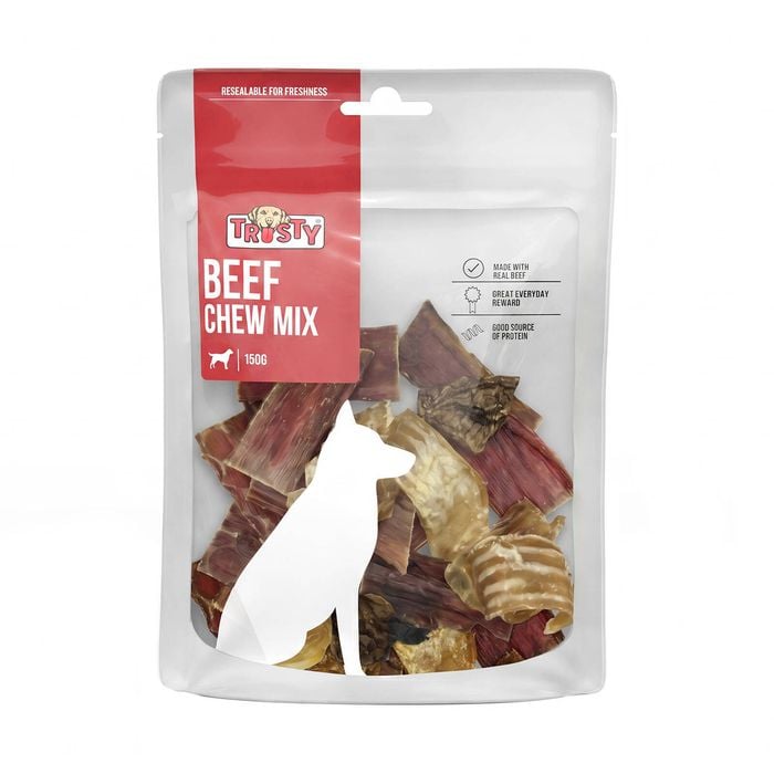 Trusty 150g Beef Chew Mix Dog Treats