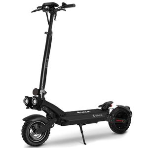 Valk Ego 8 Electric Scooter, Au Compliant, 55km Max Range, Escooter For Adults, Foldable, Off Road, Black