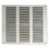Haron 300 x 300mm Silver Aluminium Pressed Wall Vent