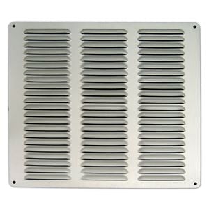 Haron 300 x 300mm Silver Aluminium Pressed Wall Vent