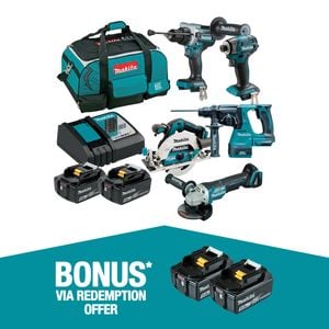 Makita 18V Brushless 5 Piece Combo Kit DLX5101TX1