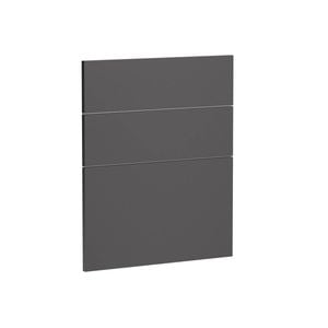 Kaboodle 600mm Toasted Clove Modern 3 Drawer Panels