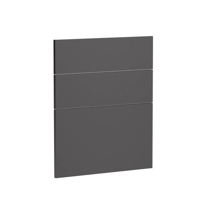 Kaboodle 600mm Toasted Clove Modern 3 Drawer Panels
