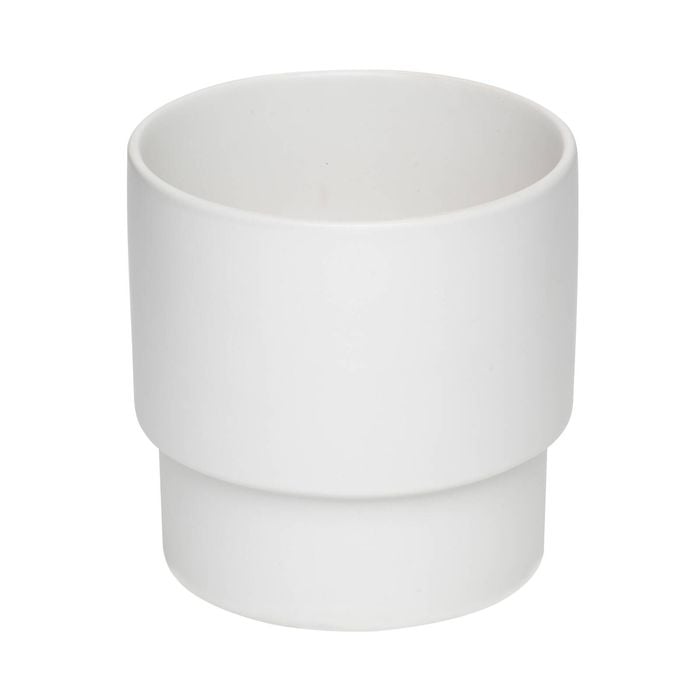 Moda 16cm White Eclipse Indoor Pot