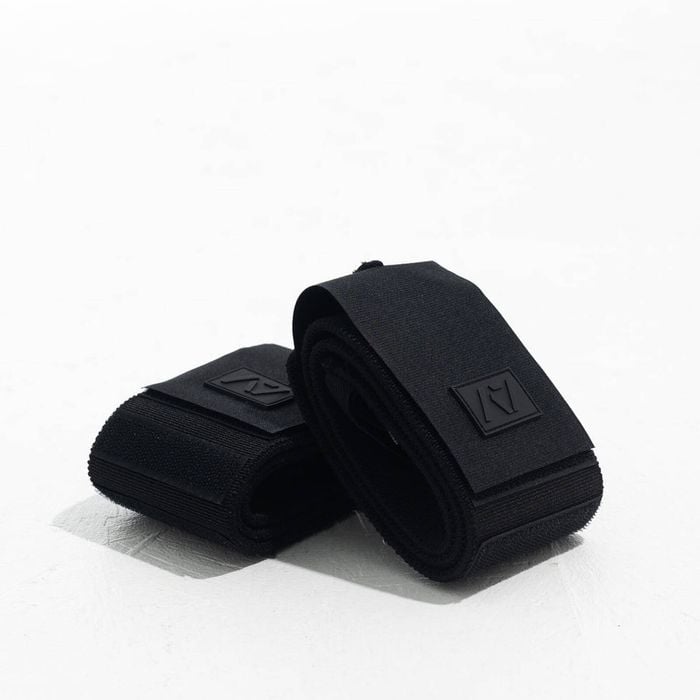 A7 Weightlifting Wrist Straps Black - Medium - 99cm