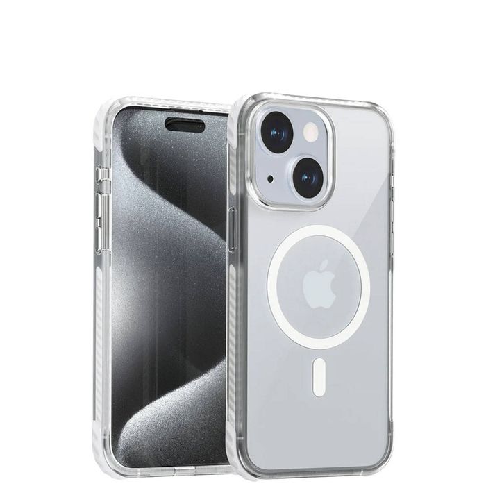 AUKEY PC-TM11 Urban Guard Magnetic Hard Shell iPhone 15 case - Transparent