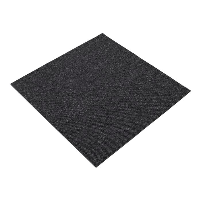 Standard Carpets 500 x 500mm Alfa Charcoal Polypropylene Carpet Tile - Charcoal