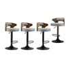 Oikiture Bar Stools Grey X4