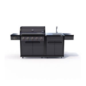 Coleman Pro Series 5 Burner Kitchen With Sink Module Matt Black