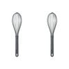 2PK Zyliss Balloon Whisk Silicone Cooking Utensil 30cm Large - Grey