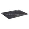 Glass Chopping Board - 30 x 20cm - Black Marble Effect - Kitchen Dining Place Mats Cutting Mat Worktop Saver for Food Prep