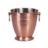 Moda Ribbed Copper Look Champagne Bucket