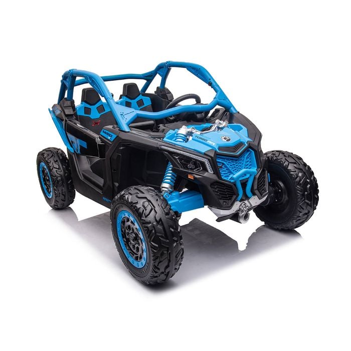 Can-am Licensed Electric Utv 24v Kids Ride On - Blue