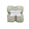 Soft Woollen Feel Throw Rug/Blanket 127 x 178 cm Stone