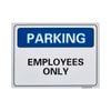 Sandleford 300 x 225mm Employees Parking Only Plastic Sign