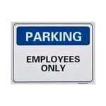 Sandleford 300 x 225mm Employees Parking Only Plastic Sign