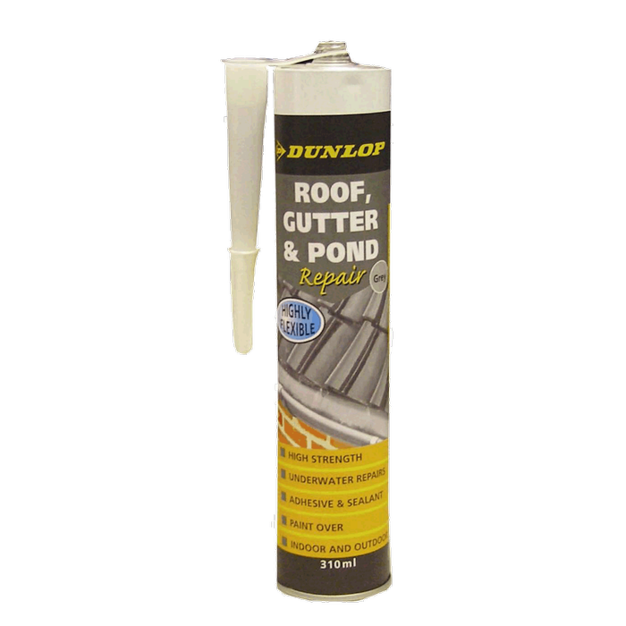 Dunlop 310ml Grey Roof Repair Waterproofing Adhesive