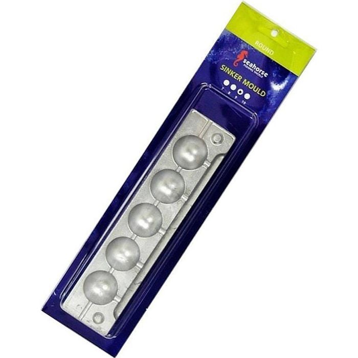Seahorse 9 Ball Sinker Mould - Makes 5 Sinkers