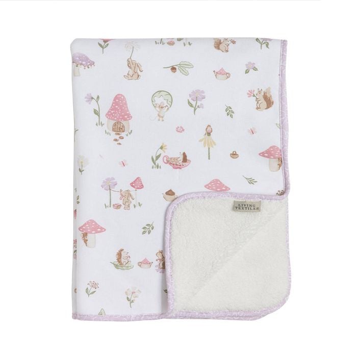 Living Textiles Sherpa Blanket - Whimsical Wonderland
