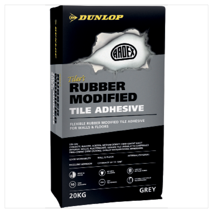 Dunlop 20kg Rubber Modified Tile Adhesive