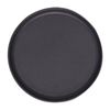 Eclipse Round Plate Uno Black Stoneware 175mm 6 Pack