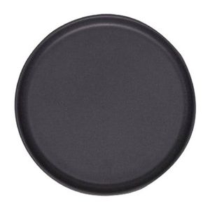 Eclipse Round Plate Uno Black Stoneware 175mm 6 Pack