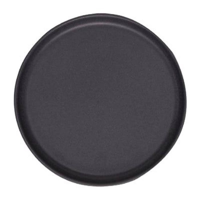 Eclipse Round Plate Uno Black Stoneware 175mm 6 Pack
