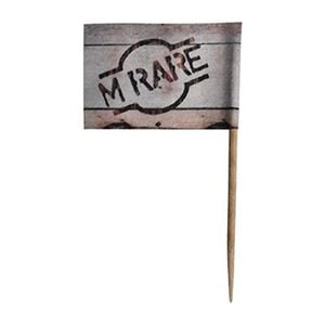 Bamboo Steak Markers Medium Rare Wood Skewers 90mm Pack Of 200