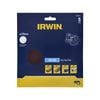IRWIN 178mm 180g No Holes Quick Fit ROS Disc - 5 Pack