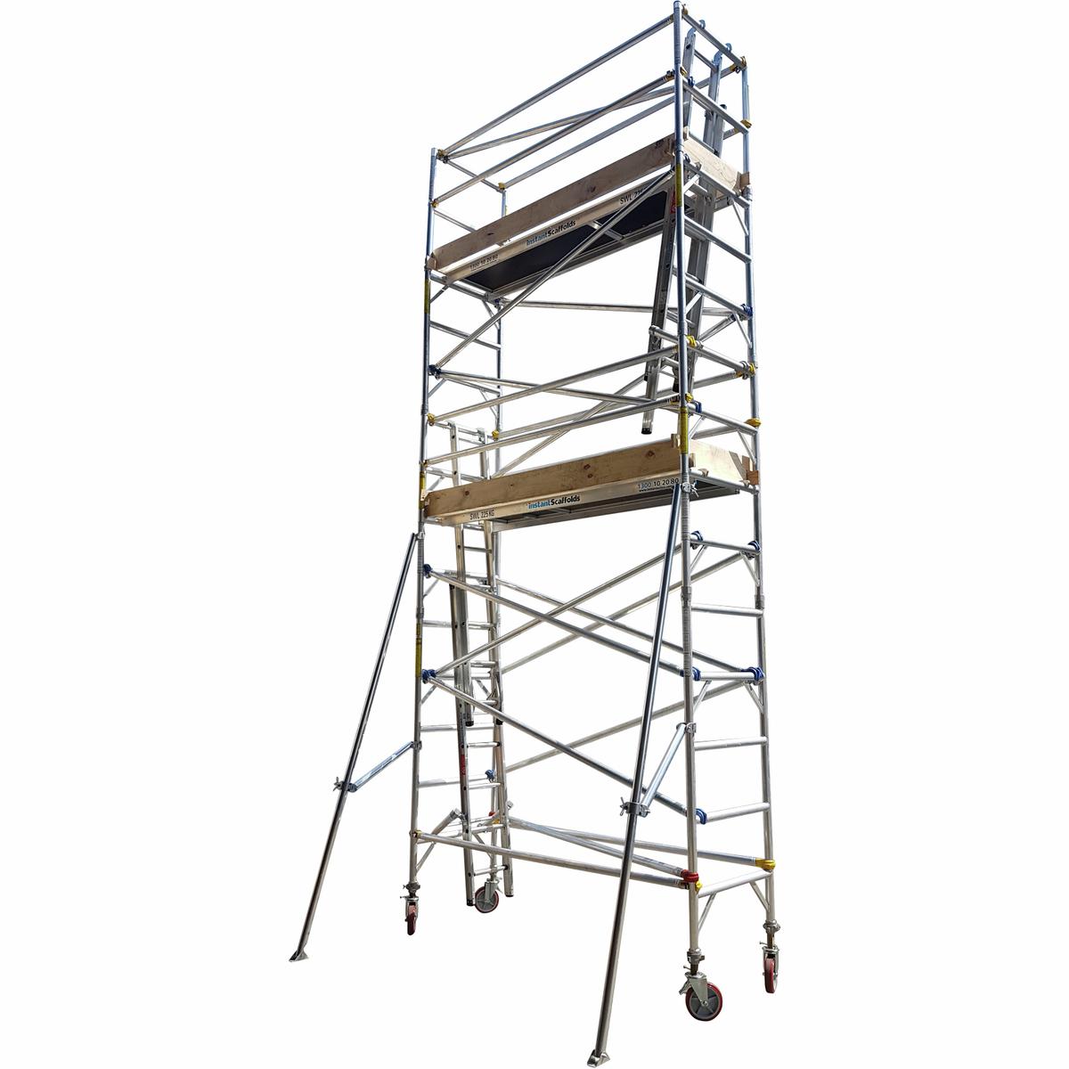 Instant Access 5m 225kg Aluminium Single Width Mobile Scaffold Tower ...