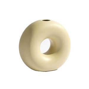 Ben David Belle Flower Vase Home Decor One Size - Oatmeal
