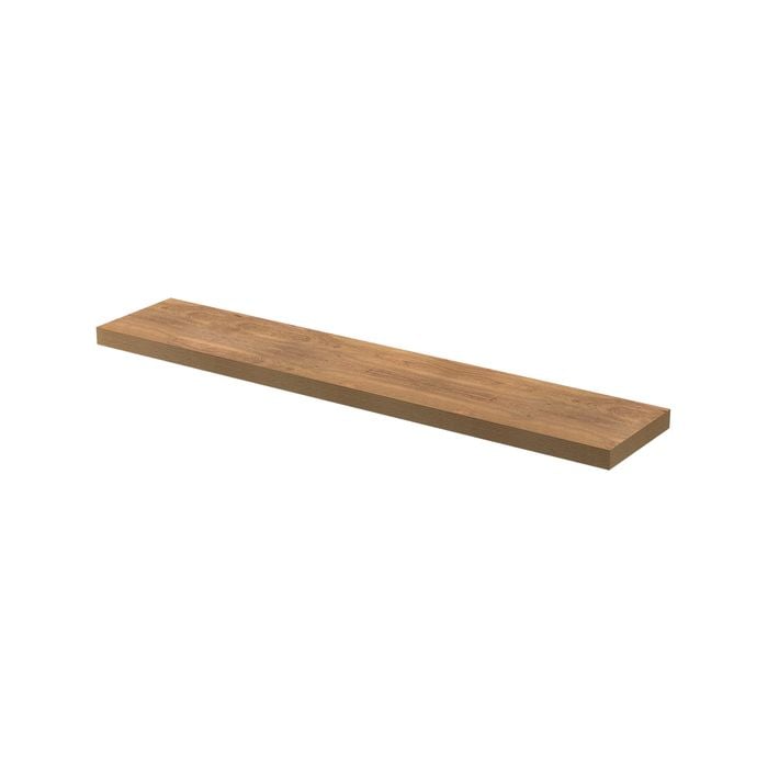 Flexi Storage Decorative Shelving 1200 x 38 x 240mm Walnut Floating Shelf