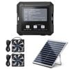Advwin Solar-Powered Fan Kit Exhaust Fan for Chicken Coop Dog House