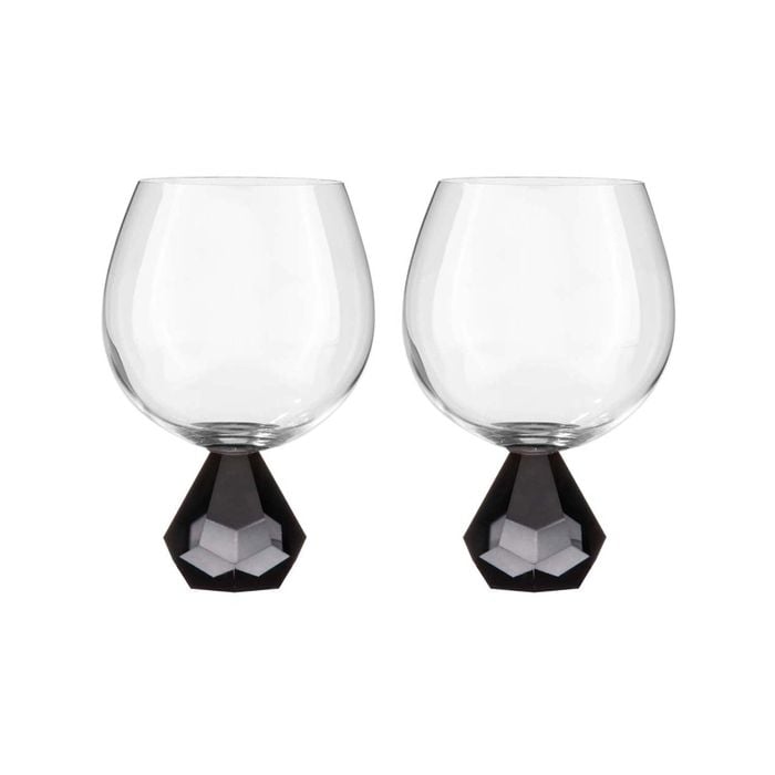 Tempa Zhara Set of 2 Gin Glasses Onyx