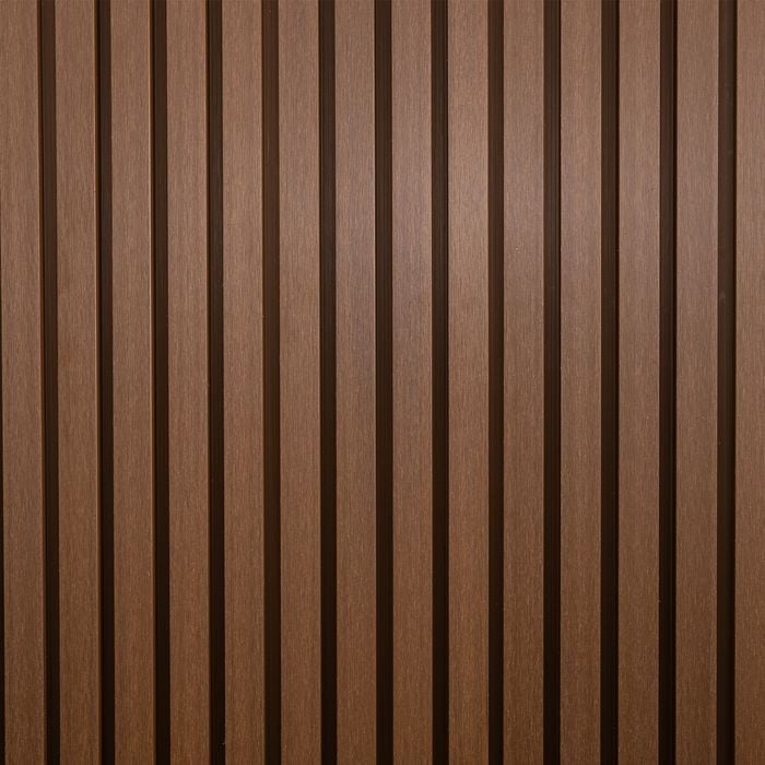 Ekodeck 219 x 26mm 3.6m Hazelwood Batten Screen Castellated Panel