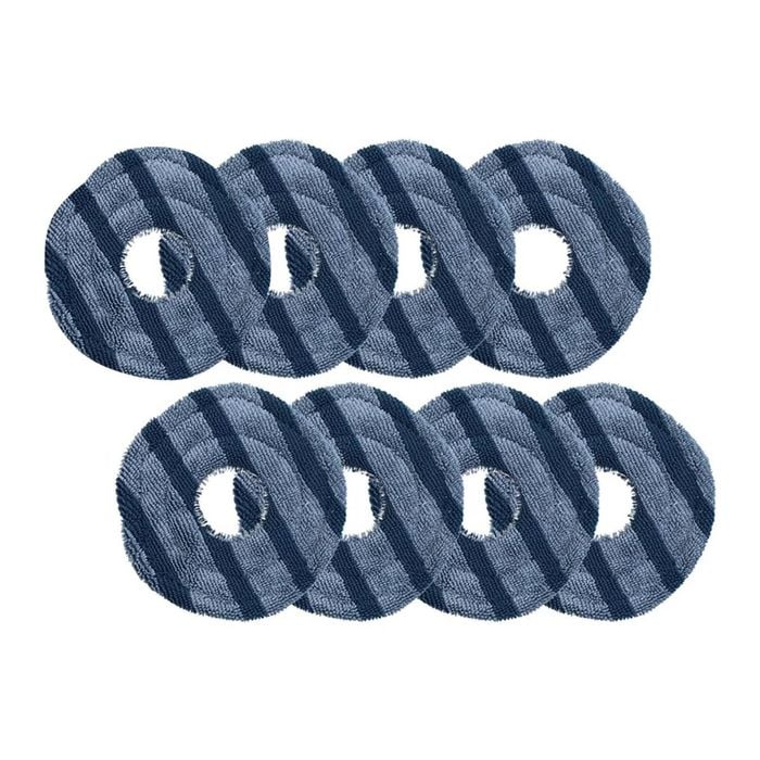 iDeer life 8 Pack Robot Vacuum Mop for Eufy X10 Pro X9 Pro Robot Vacuum, Washable and Reusable Mop Pads Accessories