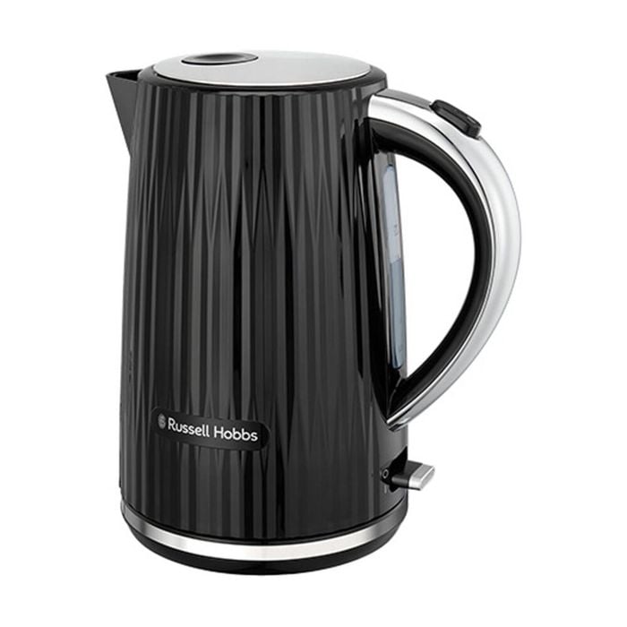 Russell Hobbs Eden Kettle Fast Boil Water Gauge Stylish Black/Chrome