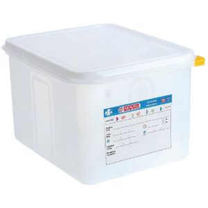 Araven Gastronorm Containers With Lids Polypropylene 1/2 Size 100mm 4 Pack